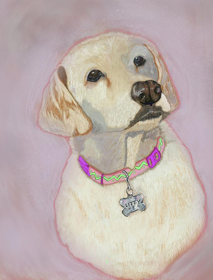 Lizzy Girl Drawing by Leslie Ann Ellis - Pixels