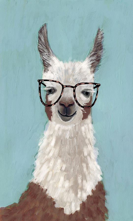 Llama Specs I Painting by Victoria Borges - Fine Art America