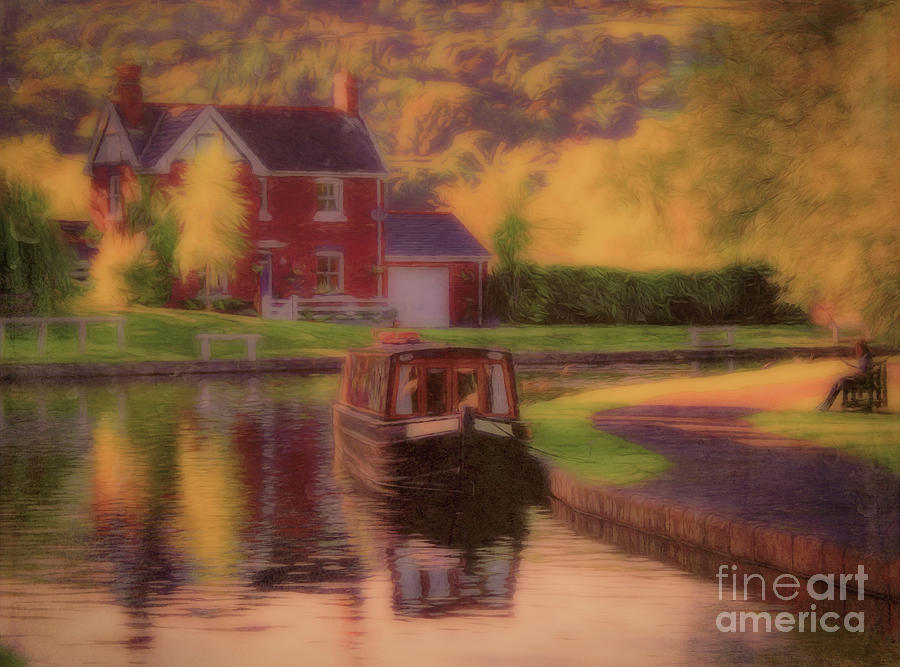 Wales Photograph - Llangollen Wharf by Leigh Kemp Wales Photograph - Llangollen Wharf by Leigh Kemp