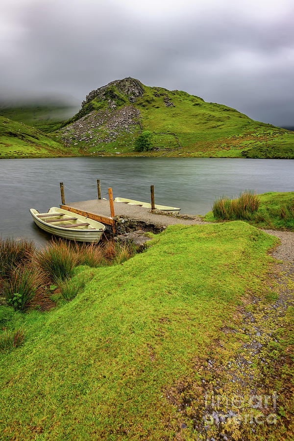 Llyn y Dywarchen Boats Snowdonia by Adrian Evans Llyn y Dywarchen Boats Snowdonia by Adrian Evans