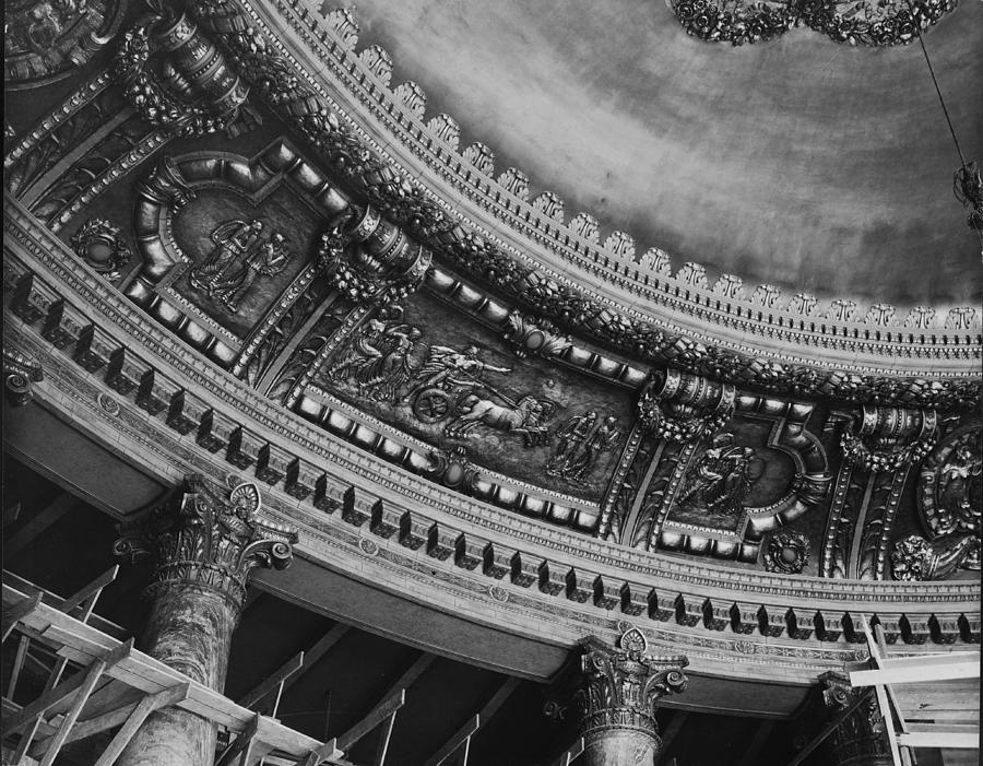 Lobby Ceiling Of The Roxy Theatre Photograph by Hulton Archive