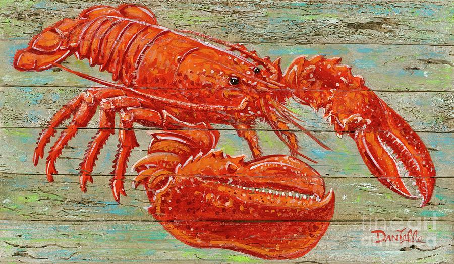 Lobstah Painting by Danielle Perry