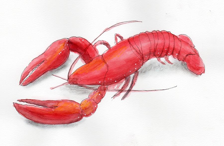 Lobster Painting by Al Intindola