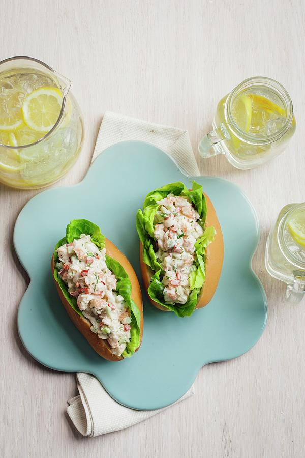 Lobster Buns And Lemonade usa Photograph by Tracey Kusiewicz