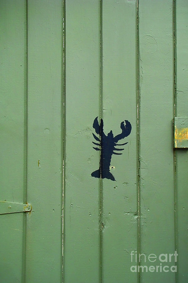 Lobster Door Photograph by Lenore Locken