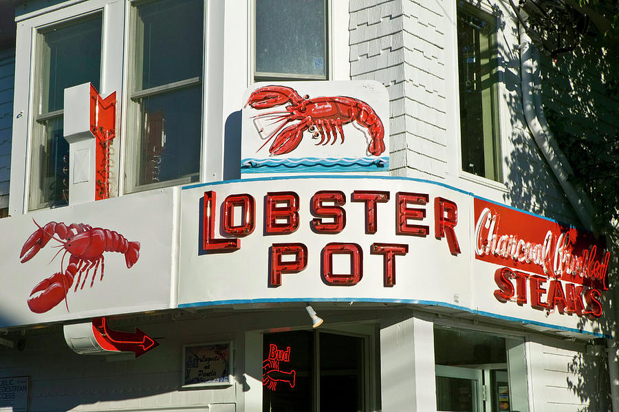 Lobster Pot Restaurant, Cape Cod, Ma Digital Art by Walter Bibikow