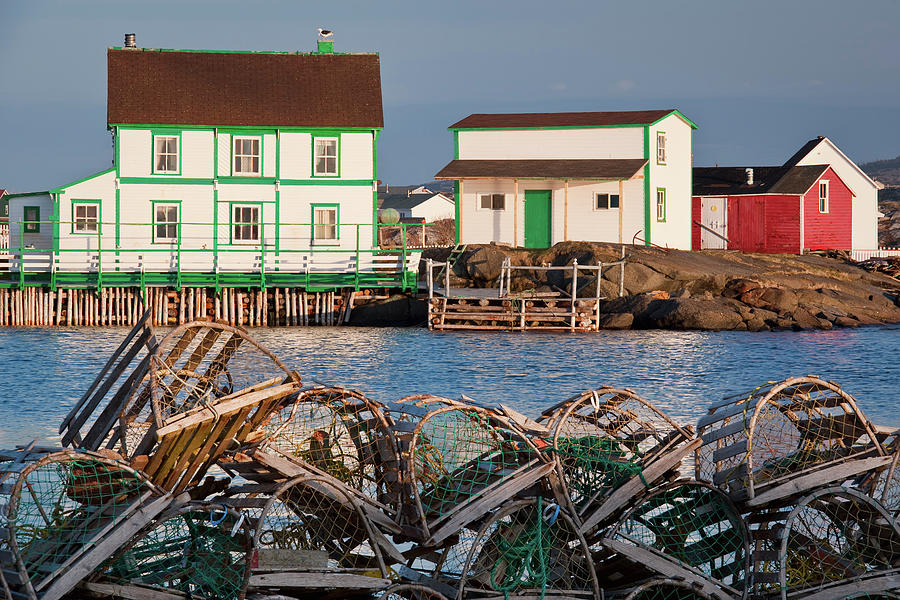 Bay Photograph - Lobster Traps by Michael Blanchette Photography