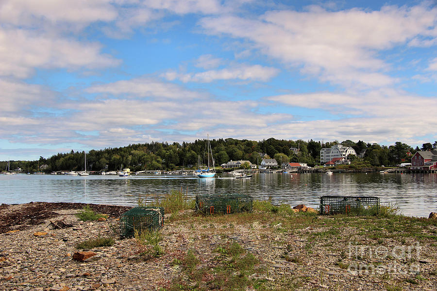 Lobster Traps On Bailey Island  Photograph by Sandra Huston