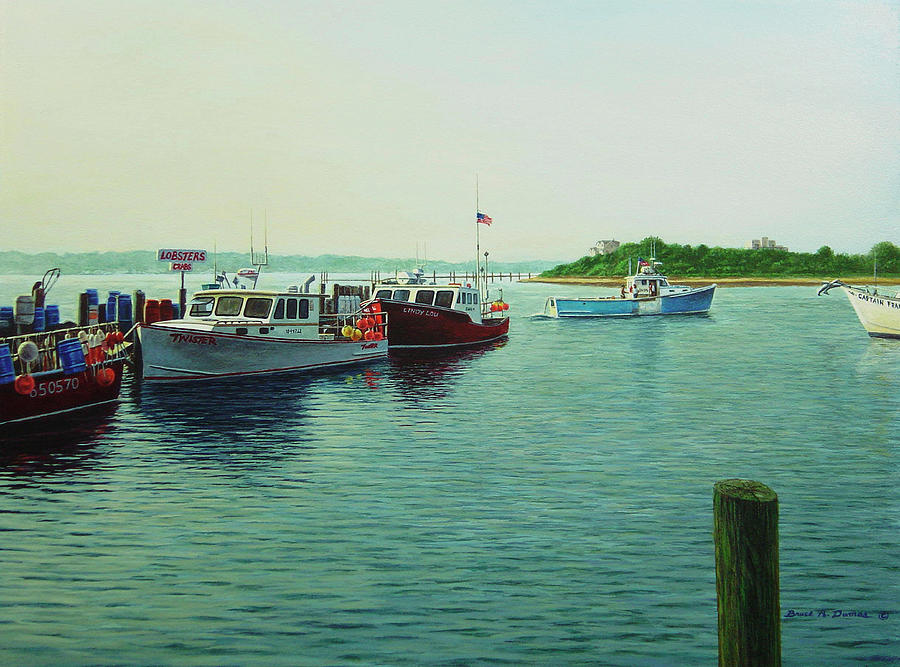 Lobsters & Crabs Painting by Bruce Dumas