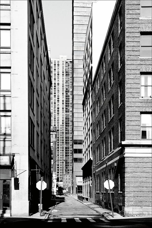 Local Narrow Streets B&w Photograph By Harold Silverman - Buildings ...