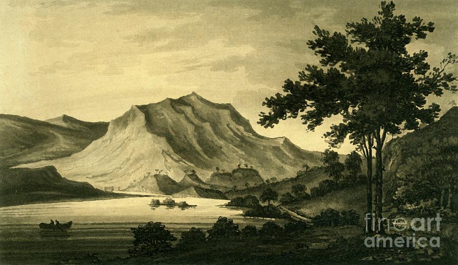 Loch Achray Drawing by Print Collector