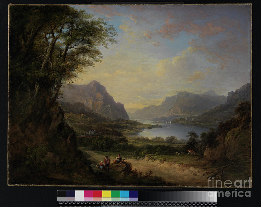 Loch Doon, Ayrshire, Before 1840 Painting by Alexander Nasmyth