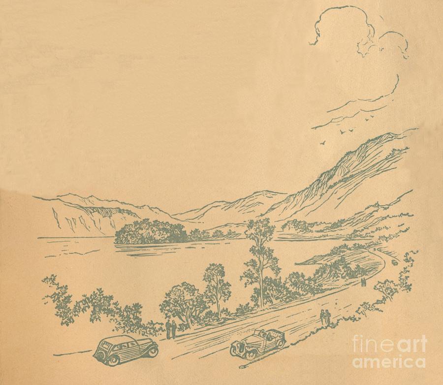 Loch Lomond, C1936 Drawing by Print Collector