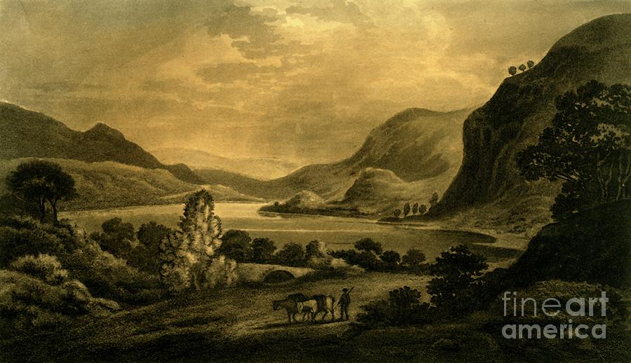 Loch Lubnaig Drawing by Print Collector
