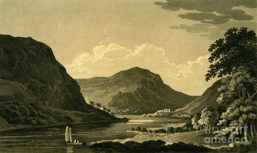 Loch-lucbnaig Drawing by Print Collector