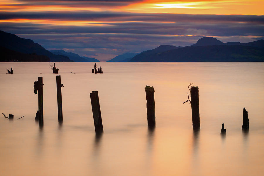 Loch Ness Sunset Photograph