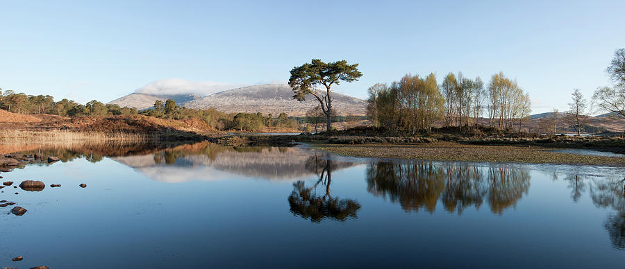 Loch Tulla Panoramic Photograph by Tommy Dickson Photography