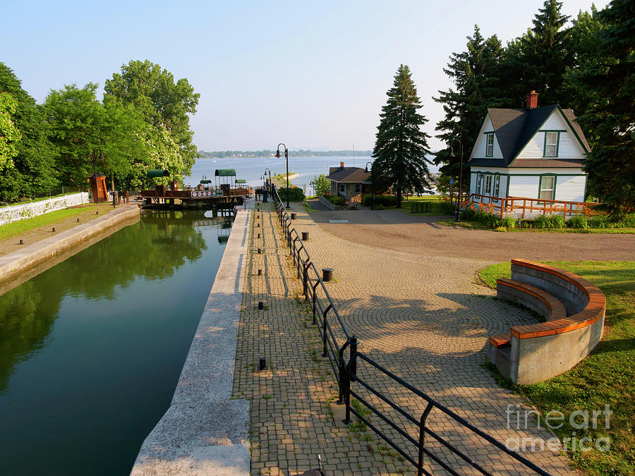 Lock 3 on the Chambly Canal in Chambly Quebec Photograph by Louise Heusinkveld