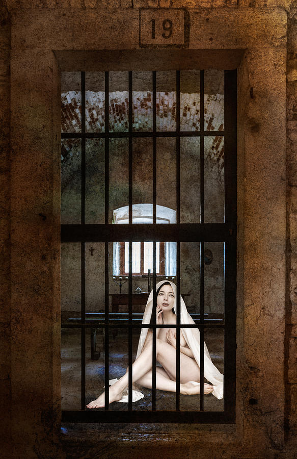 Nude Photograph - Locked In Cell 19 by Colin Dixon