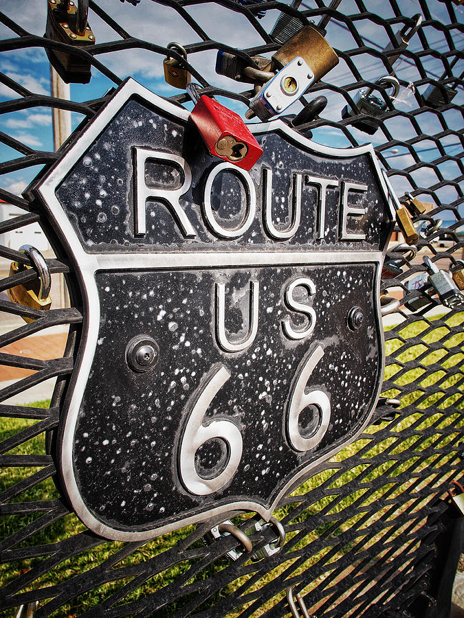 Locked on Route 66 Photograph by Buck Buchanan