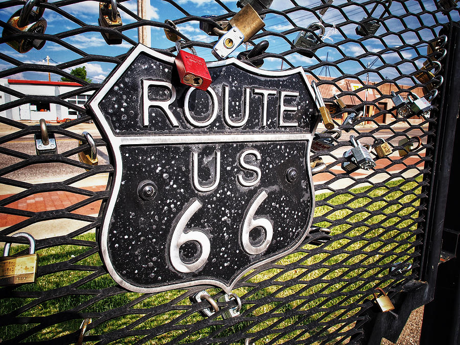 Locked to Route 66 Photograph by Buck Buchanan