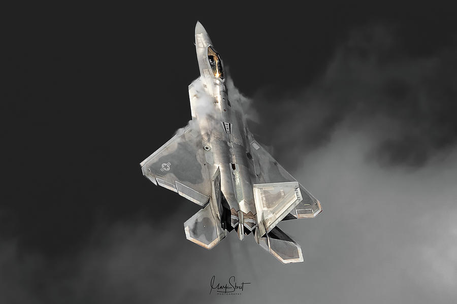 Lockheed-martin F-22 Raptor Climb Photograph By Mark Streit - Pixels