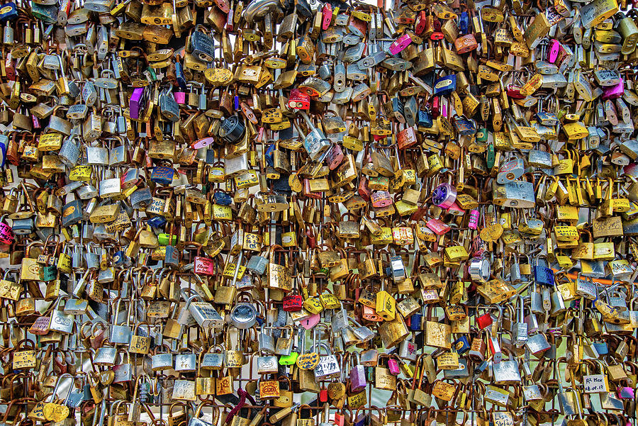 Locks Of Love For Paris Photograph