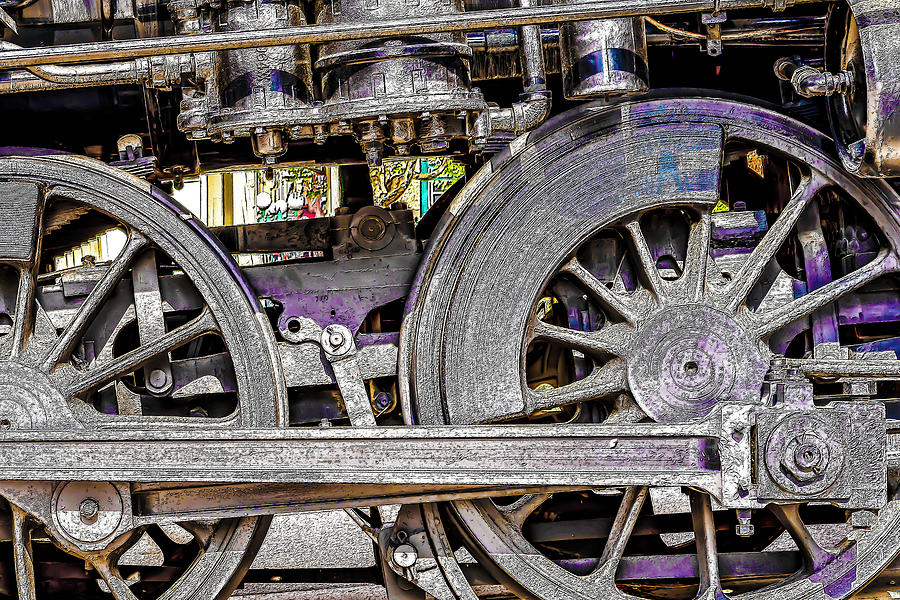 074 - Locomotive Photograph by David Ralph Johnson