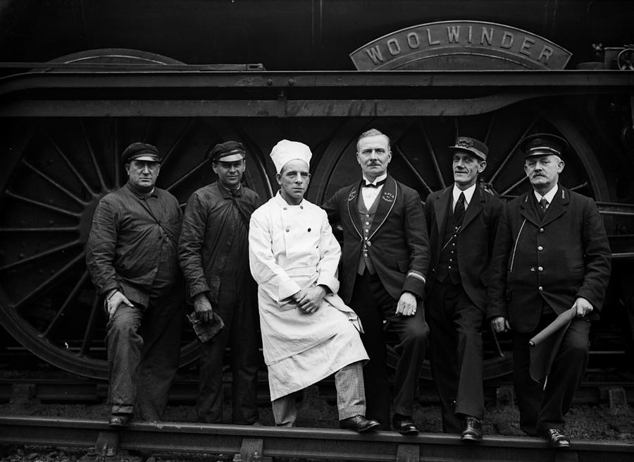 Locomotive Crew Photograph by Fox Photos