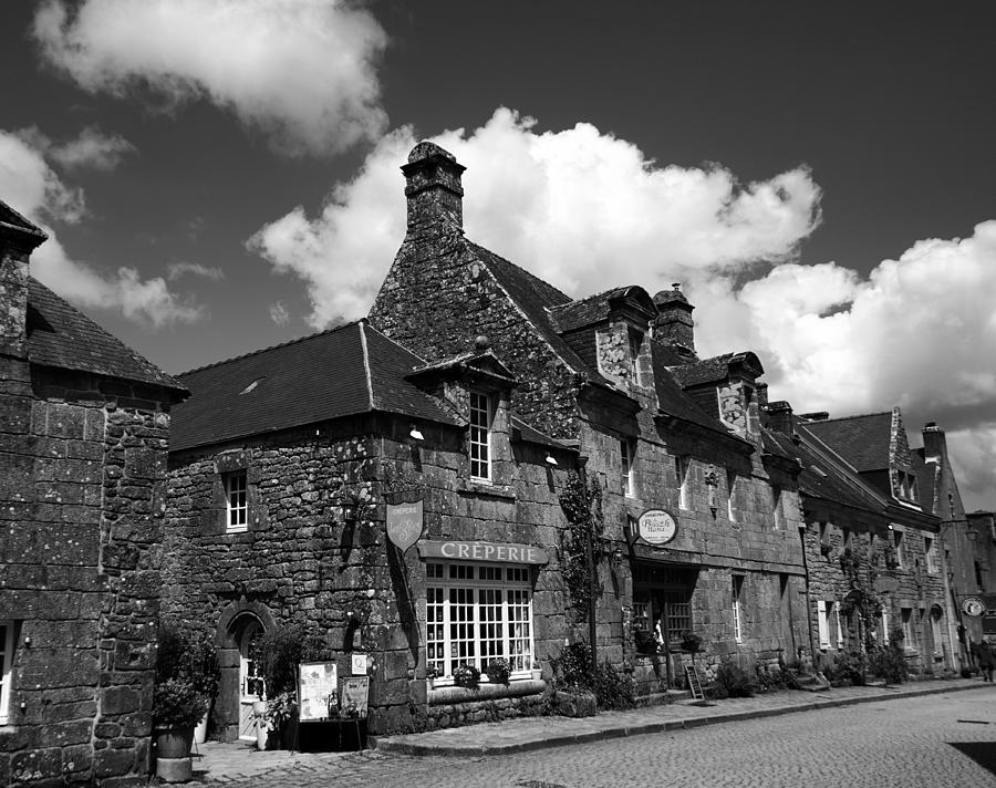 Locronan 3bw Photograph by Andrew Fare