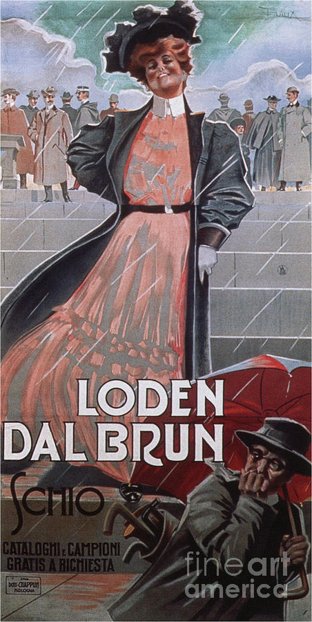 Loden Dal Brun, 1900s. From A Private Drawing by Heritage Images
