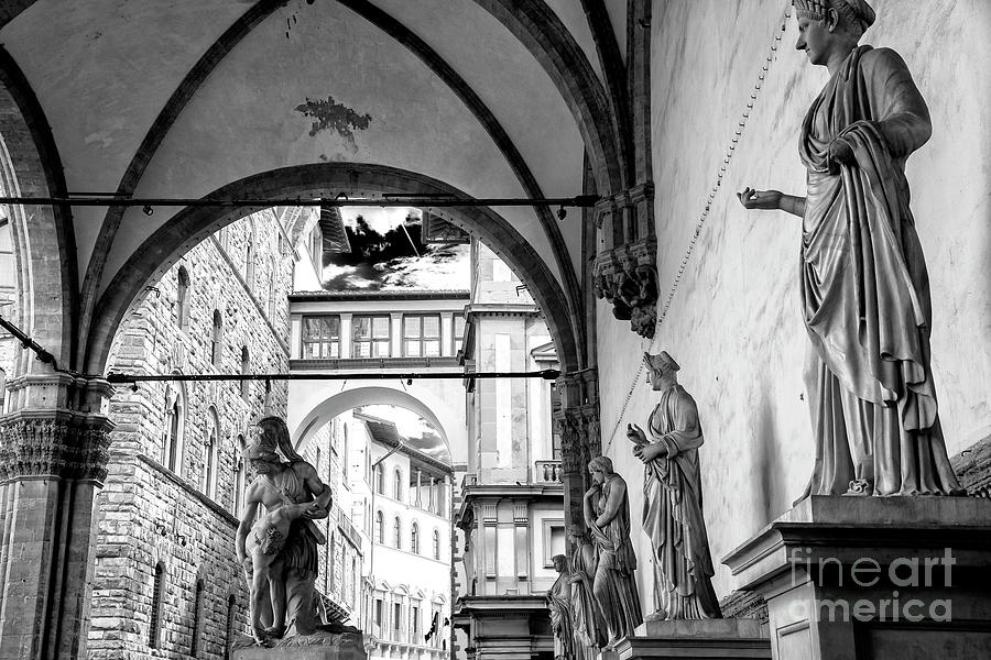 Loggia Dei Lanzi Photograph - Loggia Dei Lanzi Statues Florence by John Rizzuto Loggia Dei Lanzi Photograph - Loggia Dei Lanzi Statues Florence by John Rizzuto