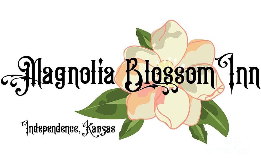 Magnolia Blossom Inn Logo Photograph by Jenny Revitz Soper