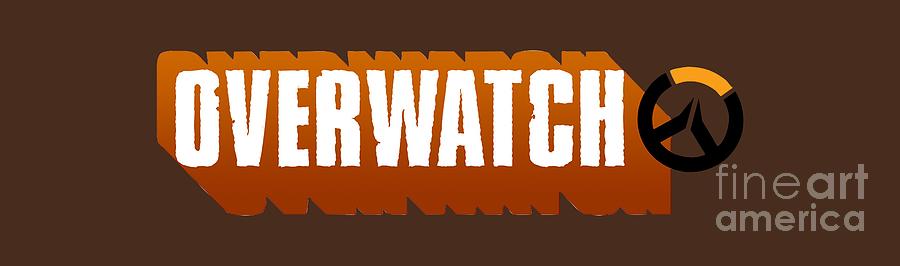 Overwatch Digital Art - Logo Art Overwatch by Junk B