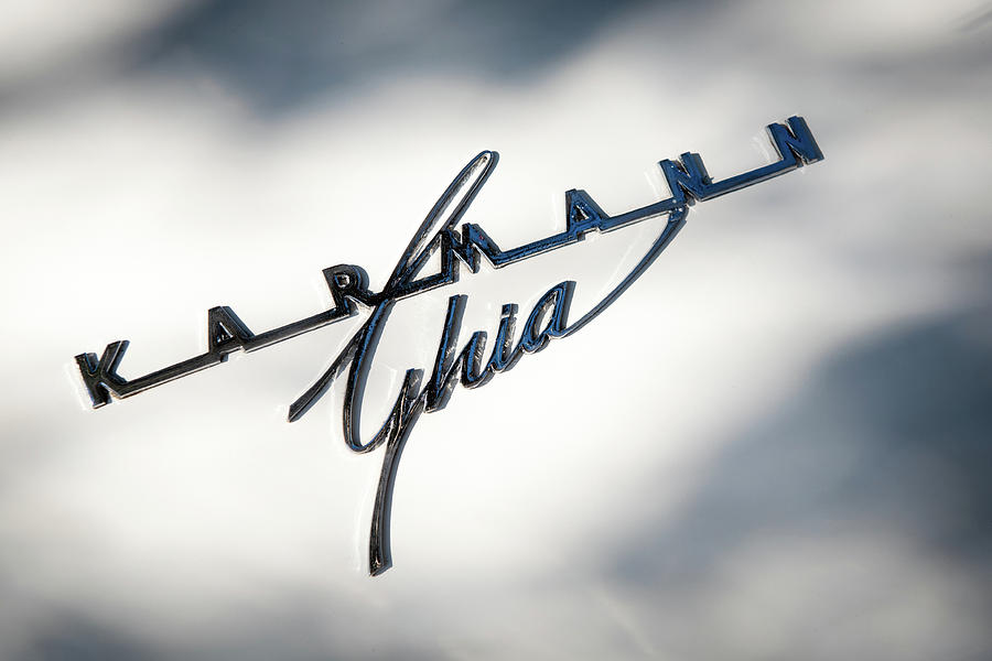 Logo of the famous Volkswagen Karmann Ghia sports car Photograph by Michalakis Ppalis
