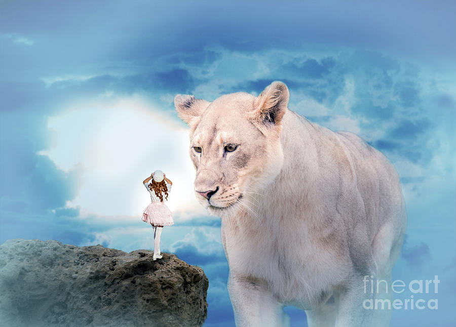 Lolita and the Lion Digital Art by Ed Taylor