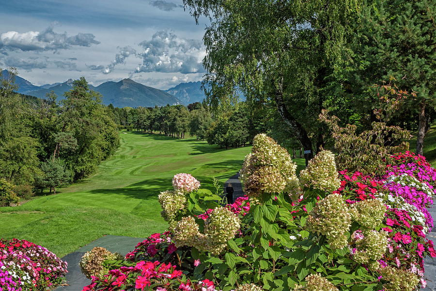Lombardy, Villa Deste Golf Club Digital Art by Hans-peter Huber
