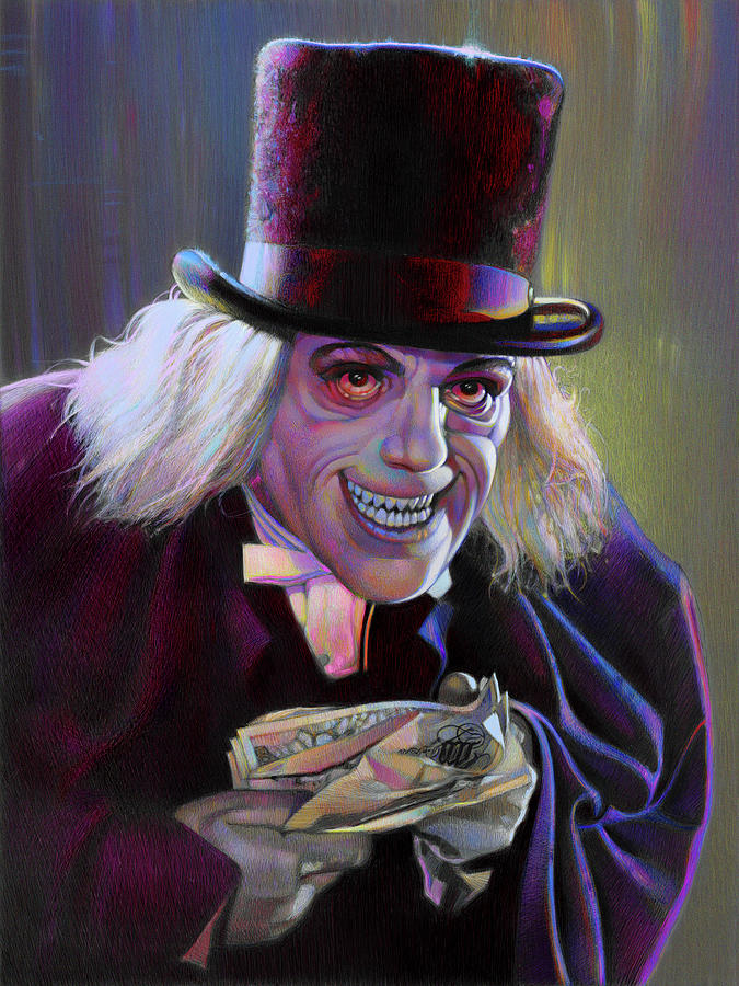 Lon Chaney Pastel - Lon Chaney In London After Midnight by David Robinson Lon Chaney Pastel - Lon Chaney In London After Midnight by David Robinson