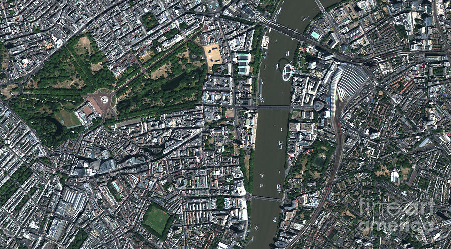 London Photograph by Airbus Defence And Space / Science Photo Library