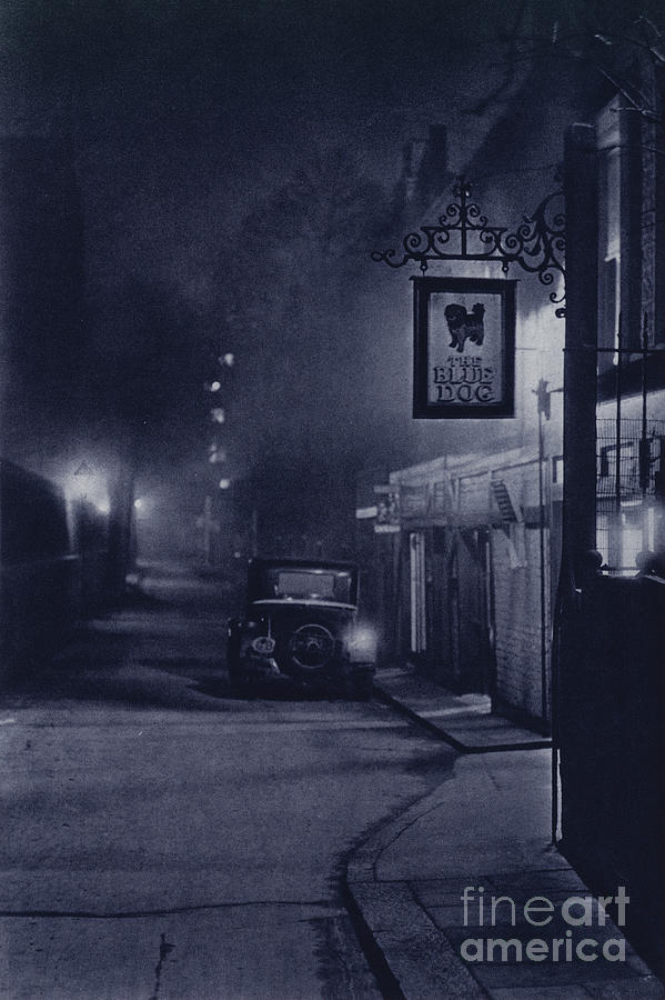 London At Night, Cottage Place, Brompton Photograph by Harold Burdekin