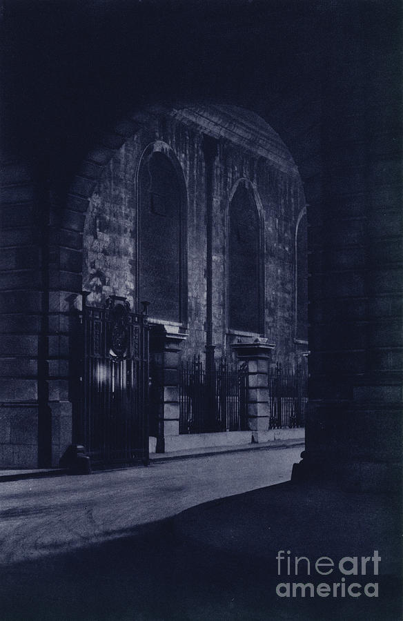 London At Night, Gateway, General Post Office Photograph by Harold Burdekin