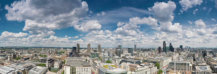 London Big Sky Cityscape Photograph by Fotovoyager