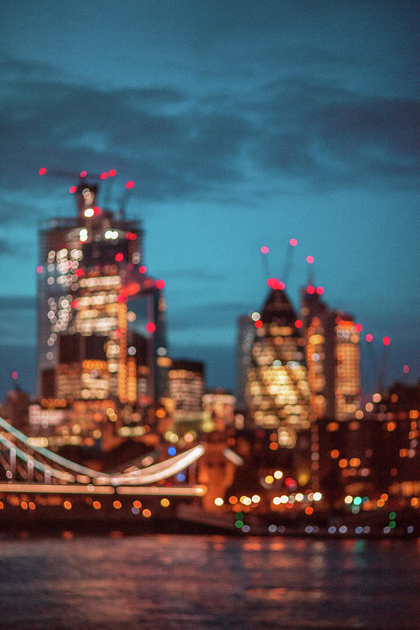 London Photograph - London Blur by Chris Thodd
