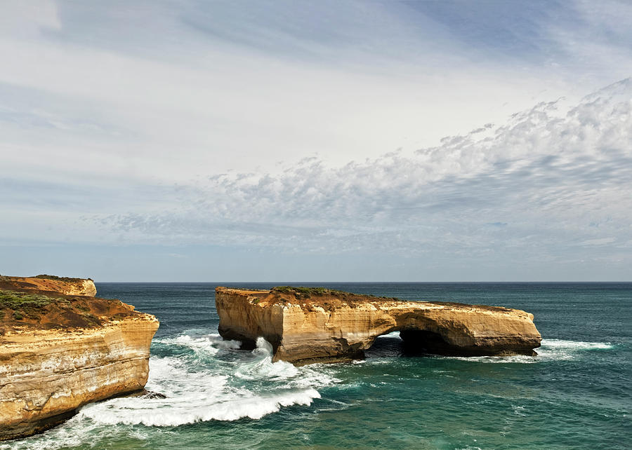 London Bridge on Great Ocean Road Photograph by Catherine Reading
