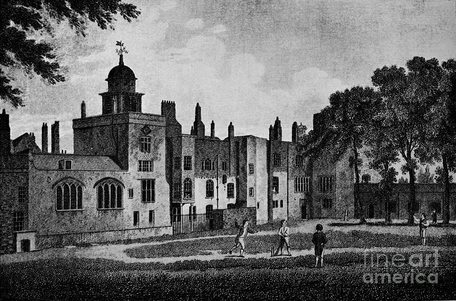 London Charterhouse, 1803 1906 Drawing by Print Collector