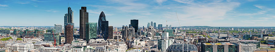 London City Financial District Photograph by Fotovoyager