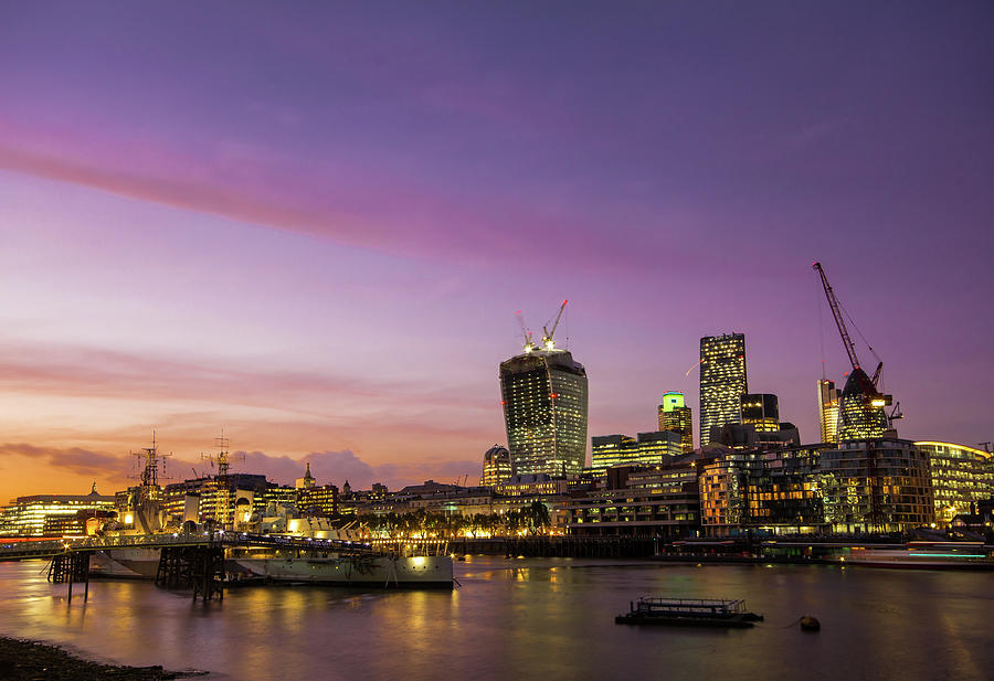 London City Sunset Photograph by Matt Parry Photography