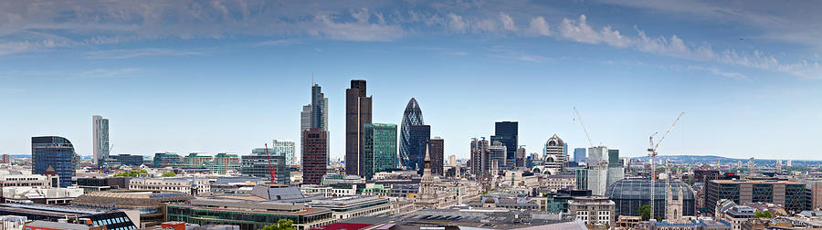 London Cityscape Panoramic Photograph by Matthewleesdixon