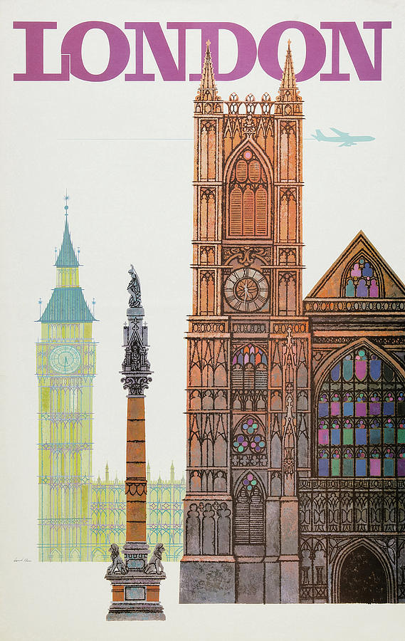 London Painting - London by David Klein