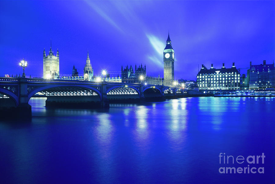 London Landmarks Photograph by Carlos Dominguez/science Photo Library